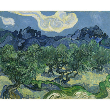 olive trees canvas vincent